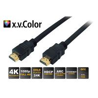 S-CONN Kabel HDMI A-Stecker auf HDMI A-Stecker 2,0 m schwarz