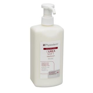 Physioderm® CUREA SOFT unparfümiert | 500 ml Pumpflasche Hautpflegecreme für stark belastete und trockene Haut, für nach der Arbeit