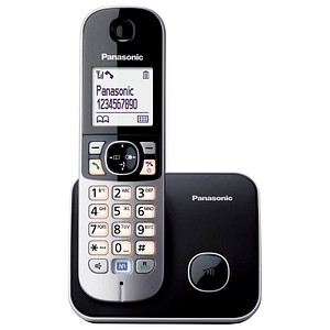 Panasonic KX-TG6811 Schnurlostelefon schwarz-silber
