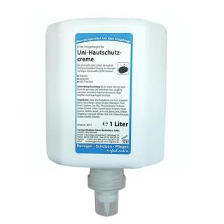 Erste Erzgebirgische Uni-Hautschutzcreme | 1 Liter-Patrone passend für Spender ||70334|| (manuell) und ||70485|| (berührungslos)