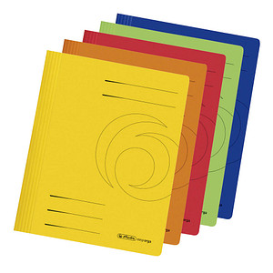HERLITZ Schnellhefter easyorga, DIN A4, Manilakarton, farbig 240 g-qm, gebrauch