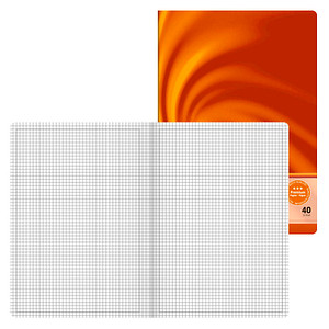 BRUNNEN Schulheft Vivendi Lineatur 40 kariert DIN A4 Rand rundum, 32 Blatt