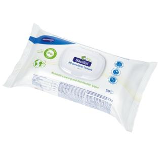 Bacillol 30 Sensitive Green Tissues Flow Pack | 120 Tücher materialschonende Reinigungs- und Desinfektionstücherfür sensible Oberflächen+++ DESINFEKTIONSMITTEL VORSICHTIG VERWENDEN. VOR GEBRAUCH STETS ETIKETT UND PRODUKTINFORMATIONEN LESEN. +++