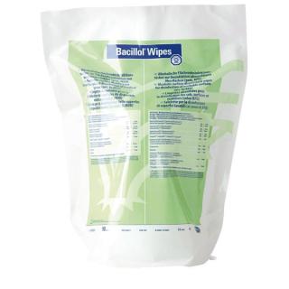 Bacillol® Wipes | 90 Tücher/Beutel alkoholische Schnell-Desinfektionstücher für den Einsatz im Bacillol Wipes-Spender
