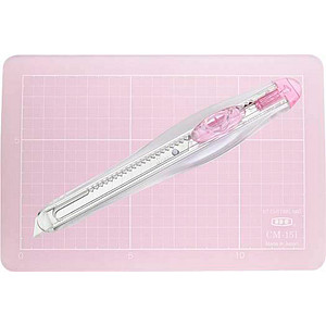 NT Cutter und Schneidematten-Set AM350P, rosa
