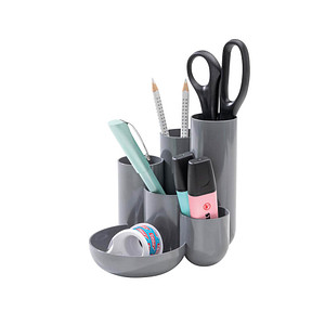 HAN Multiköcher CAMPUS, 6 Fächer, Polystyrol, dunkelgrau