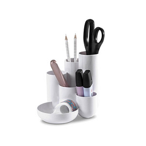 HAN Multiköcher CAMPUS, 6 Fächer, Polystyrol, weiß