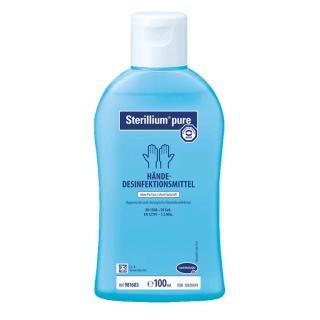 Sterillium® pure Händedesinfektion farbstoff- und parfümfrei, begrenzt viruzid PLUS |  100 ml geeignet für Asthmatiker und Atopiker, HACCP-lebensmittelkonform +++ DESINFEKTIONSMITTEL VORSICHTIG VERWENDEN. VOR GEBRAUCH STETS ETIKETT UND PRODUKTINFORMATIONEN LESEN +++