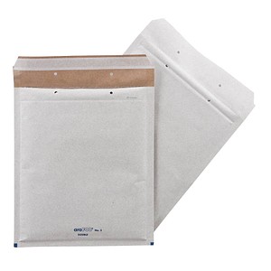 50 aroFOL® DOUBLE Luftpolstertaschen grau für DIN C5