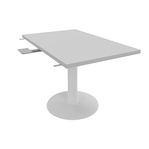 Quadrifoglio Verbindungsplatte Idea+ lichtgrau, weiß rechteckig 70,0 x 110,0 x 74,0 cm