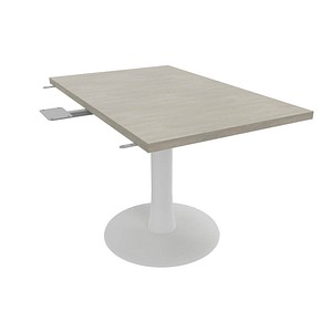 Quadrifoglio Verbindungsplatte Idea+ beton, weiß rechteckig 70,0 x 110,0 x 74,0 cm