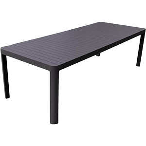 Garden Pleasure Gartentisch Amira anthrazit rechteckig 195,0/240,0 x 100,0 x 75,0 cm