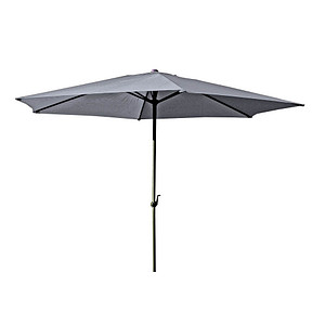 Garden Pleasure Sonnenschirm sechseckig grau