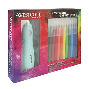 Restposten: WESTCOTT Zauberstift Kreativ-Set mit Airbrush-