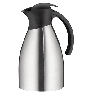 alfi Isolierkanne BONO TOPTHERM, 1,5 Liter, silber/schwarz