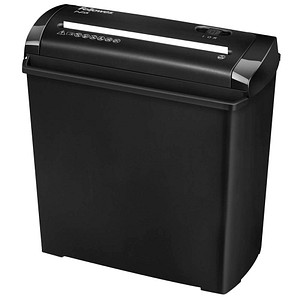 Fellowes Powershred P-25S Aktenvernichter mit Streifenschnitt P-1 7 mm 5 Blatt schwarz
