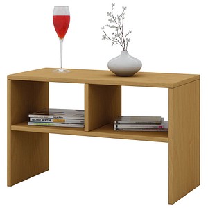 VCM my home Nachto Beistelltisch Holz buche 60,0 x 40,0 x 45,0 cm