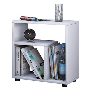 VCM my home Zeito Nachttisch Holz weiß 50,0 x 30,0 x 55,0 cm