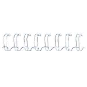 100 Fellowes Drahtbinderücken weiß für 50 Blatt