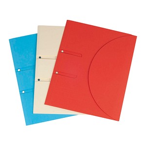 3 ELCO Ösenhefter Ordo Collecto Karton farbsortiert DIN A4 überbreit