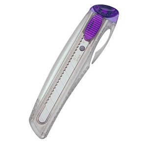 NT Cutter iL 120 P, Kunststoff-Gehäuse, violett-transparent