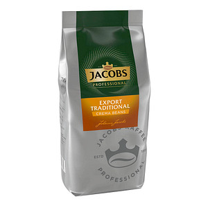 JACOBS EXPORT TRADITIONAL Crema Kaffeebohnen Arabica- und Robustabohnen kräftig 1,0 kg