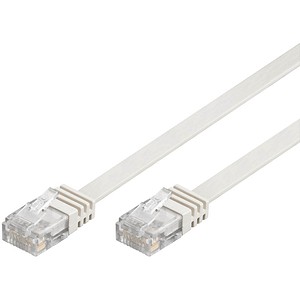Kabel CAT6 Flachband UTP ungeschirmt [wh]  3,0m