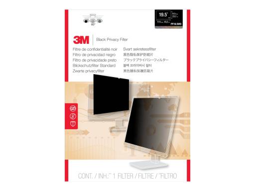 3M PF19.5W9 PRIVACY FILTER BLACK