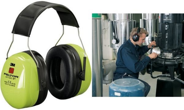 3M Peltor Optime III Kapselgehörschutz H540AV, grün Dämmwert: SNR = 35 dB, schl