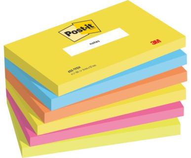 3M Post-it® Haftnotizen Rainbow-Packs/655TFEN 127 x 76 mm 6