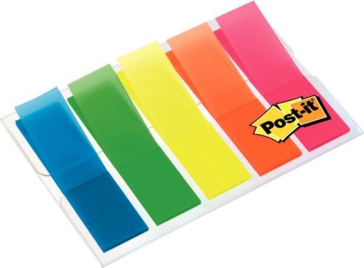 3M Post-it Index transparent Film/683HF5 11,9x43,2 mm Inh.100