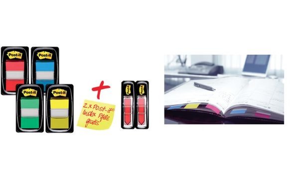 3M Post-it Promotion - 4 x Index 680 + 2 x Pfeile gratis Inhalt: 4 x Index 680,