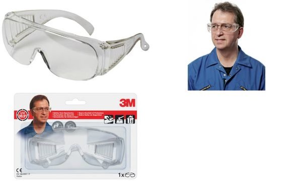 3M Schutzbrille für Brillentr. (VISCC1)