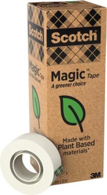 3M Scotch Magic Klebefilm 900, 19 mm x 33 m, 9er-Pack von Hand einreißbar, aufg