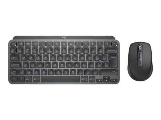 Logitech MX Keys Mini Combo GRAPHITE Tastatur-Maus-Set kabellos schwarz