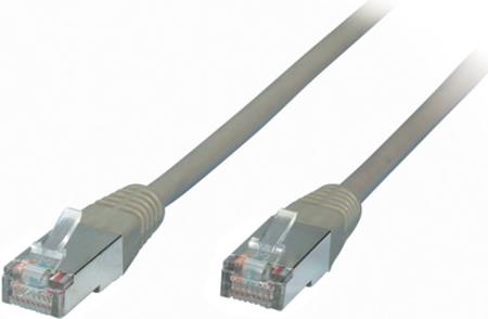 SHIVERPEAKS TP-Patchkabel Cat.5e SF/UTP (S-FTP) 0,5 m grau