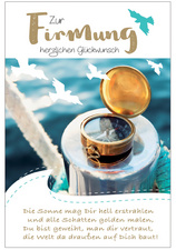 SUSY CARD Firmungskarte "Kompass