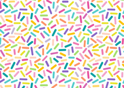 SUSY CARD Geschenkpapier "Sprinkles white", auf Rolle