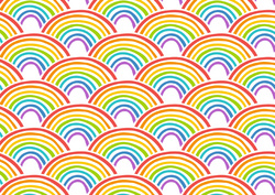 SUSY CARD Geschenkpapier "Regenbogenland", auf Rolle