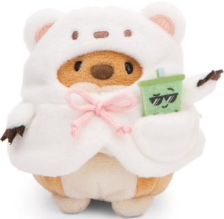 Set Kuscheltier Hund Hiro 8cm mit Bubble