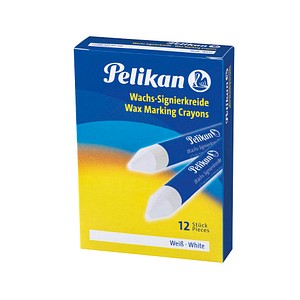 PELIKAN 12 Pelikan 772/12 Signierkreide weiß; 1 Pack = 12 St.