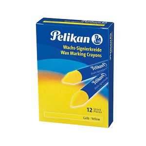 PELIKAN 12 Pelikan 772/12 Signierkreide gelb; 1 Pack = 12 St.