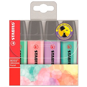 STABILO Textmarker BOSS® ORIGINAL 6 St./Pack. 2 mm, 5 mm