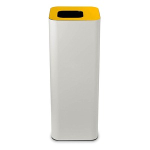 TKG Pure Mülleimer 60,0 l weiß, gelb