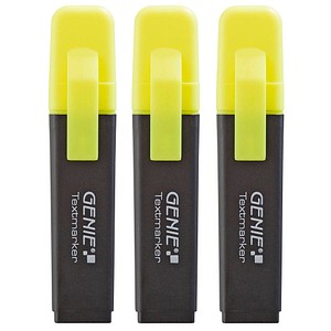 3 GENIE Textmarker gelb