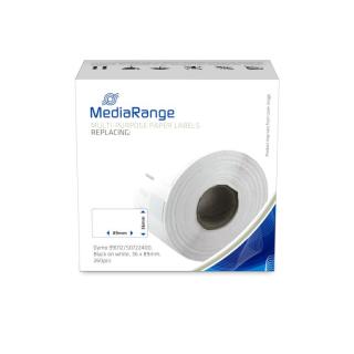 MEDIARANGE Universal-Papieretiketten Dymo 36x89mm 260Stk. sw