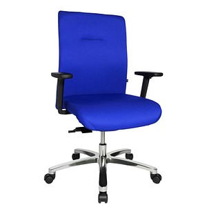 Topstar XXL Bürostuhl Big Star 10, BT190T W56 blau, alu Stoff