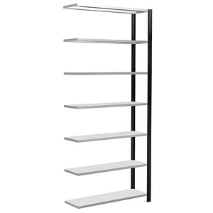 SCHULTE Anbau-Schwerlastregal 36016-S schwarz 100,0 x 30,0 x 230,0 cm