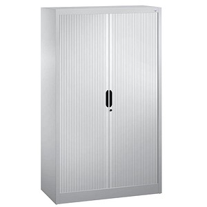 CP Omnispace Rollladenschrank silber 3 Fachböden 100,0 x 42,0 x 166,0 cm