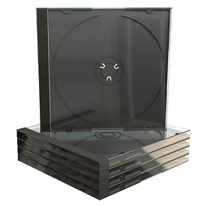 MEDIARANGE Retail-Pack CD-Jewelcases single 5pieces